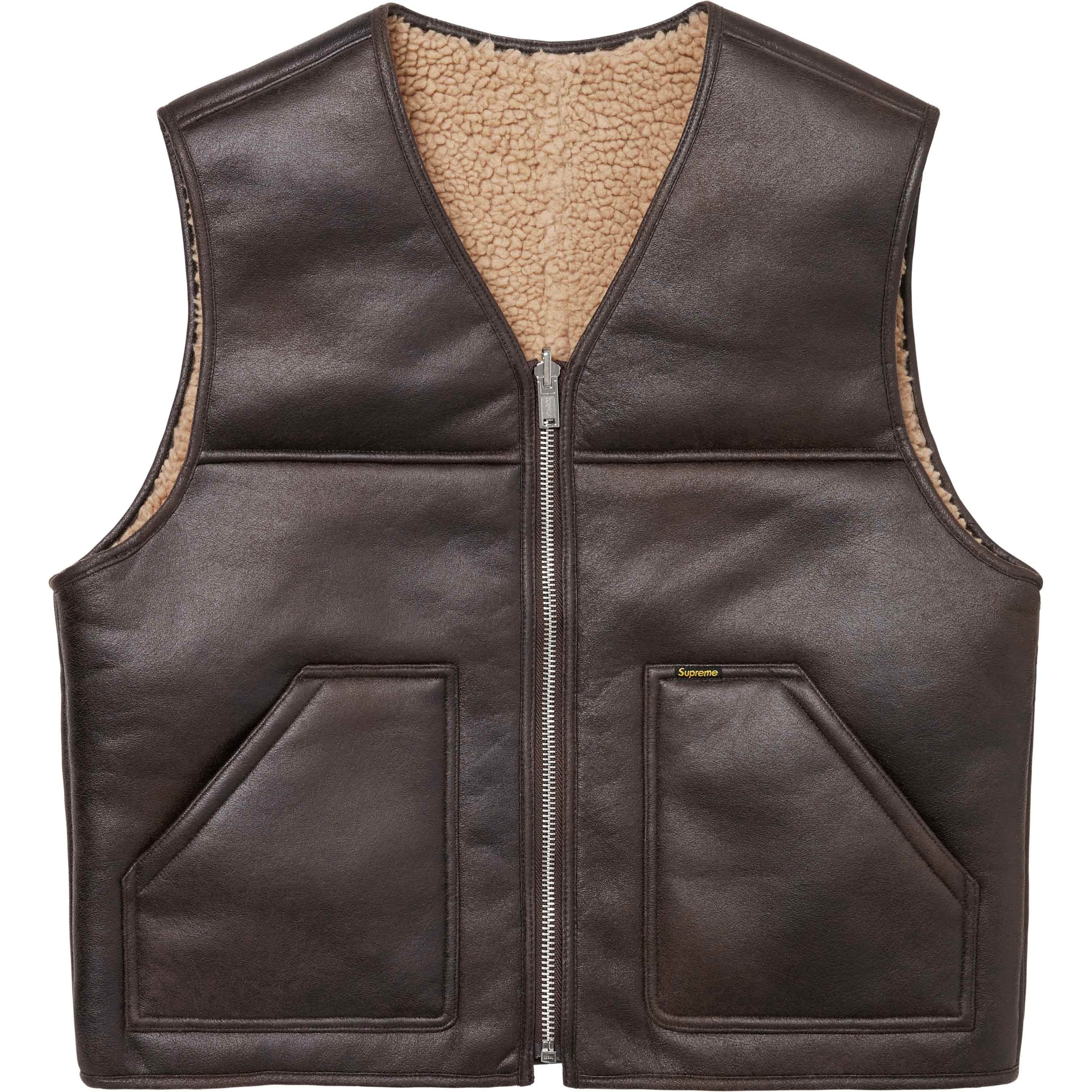 Reversible Faux Shearling Vest view 6
